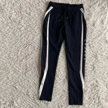 CRONOS 블랙 조거 팬츠 M