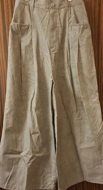 니코앤드 모드놈코어 와이드 팬츠 그레이 L 사이즈 미사용 새상품