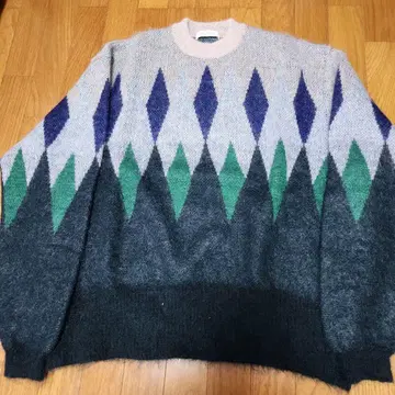 PUBLIC TOKYO 다이아몬드 패턴 니트