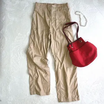 글로벌 워크 치노 팬츠 캐주얼 팬츠 체형 커버 스트레치 L