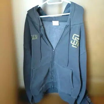 MLB 빅 실루엣 속기모 더블 지퍼 후드티