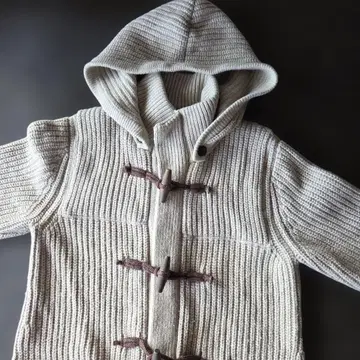 타미힐피거 니트 더플 코트