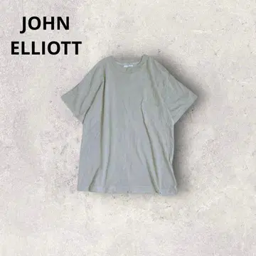 존 엘리엇 T셔츠 상의 USA제 코튼 반팔 티셔츠