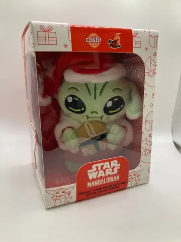 핫토이즈 코스비 봉제 인형 그로구 윈터 홀리데이 산타