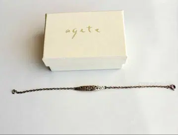 agete 아가트 실버 다이아몬드 0.048 캐럿 팔찌