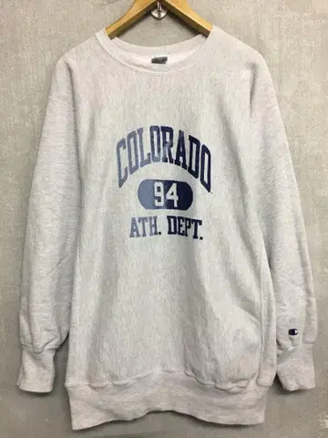챔피온 90s XXL 트리코 태그 COLORADO 칼리지 맨투맨