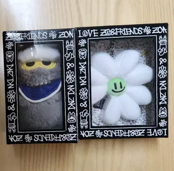 ZO&FRIENDS A&NE ZOA 봉제 인형 키링 세트