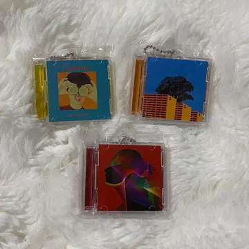 [세트] 마카로니 연필 CD풍 키링 가챠 굿즈