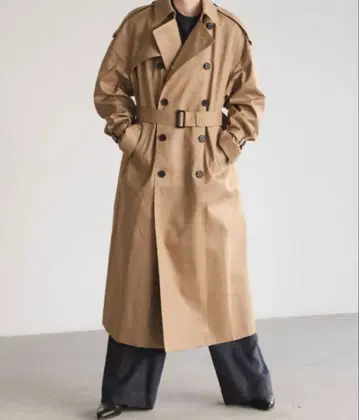 HYKE BIG FIT 트렌치코트