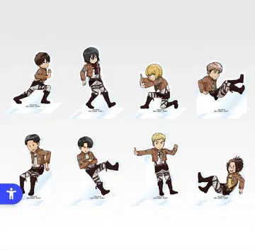 진격의 거인 제일복권 H상 아크릴 스탠드 I상 뽁뽁이 참 컴프