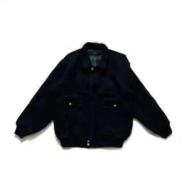 90s 빈티지 울 블루종 A-2 타입 봄버 자켓 히요쿠