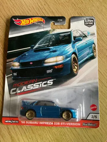 핫휠 모던 클래식 스바루 임프레자 22B STi