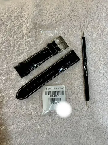 HAMILTON 카키 필드 머프 38mm용 정품 카프 벨트 20mm
