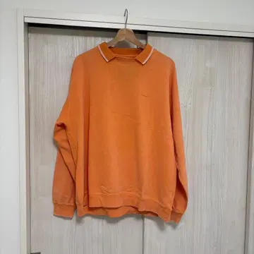 프랭클린 클라이밍 오렌지 긴팔 피케 셔츠