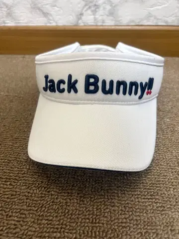 Jack Bunny!! 화이트 바이저