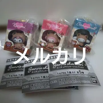산리오 가챠 미니어처 패키지 컬렉션 시나모롤 마이멜로디 쿠로미