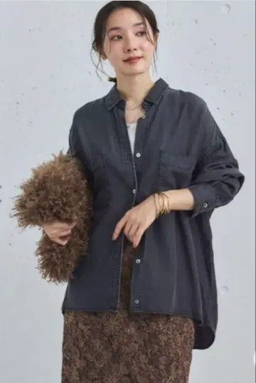 DOUX ARCHIVES 2way 데님 셔츠