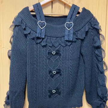 리즈리사 오프숄더 스웨터