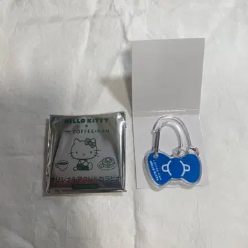 HELLO KITTY 아크릴 키링 커피 칸 콜라보