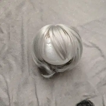 인형 가발 9인치 실버