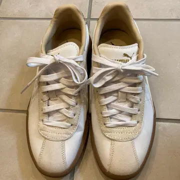 Puma 레오파드 무늬 악센트 스니커즈