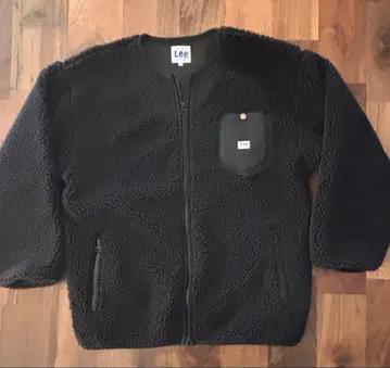 Lee 블랙 보아 자켓