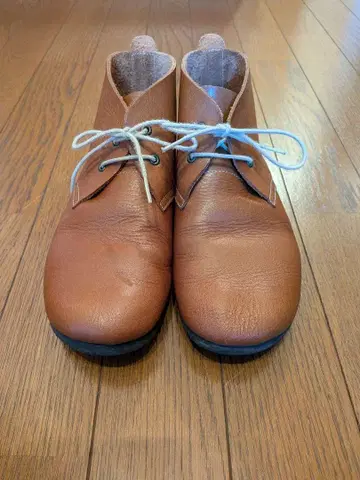 CLEDRAN 클레도란 스트링 슈즈 부츠 카멜 M