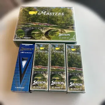 [ 미사용 ] Srixon Z-STAR XV 마스터즈 한정판 골프공