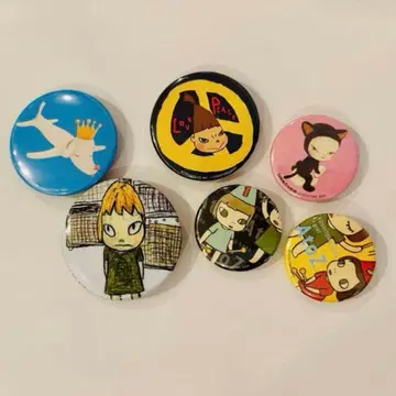 나라 요시토모 캔뱃지 6개