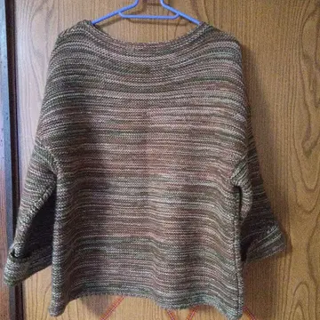 구제 의류 빈티지 7부 소매 니트