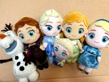 디즈니 프린세스 겨울왕국 엘사 안나 올라프 6세트