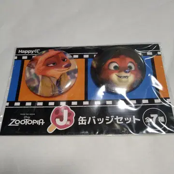 주토피아 해피 복권 닉 주니어 시절 캔뱃지 J상