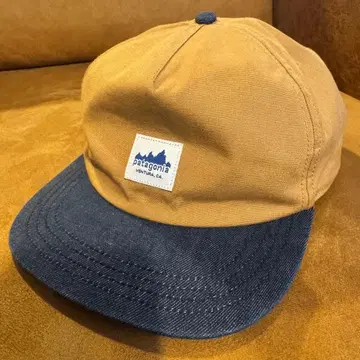 patagonia 캡 베이지 데님