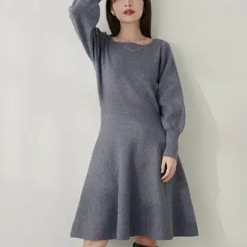 natural couture 전후 2WAY 미니 원피스 그레이