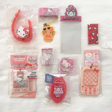 헬로키티 키링 가챠가챠 묶음 판매 세트