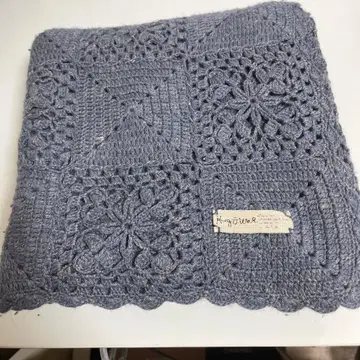 허그아워의 크로셰 뜨개질 무릎 담요 (빈티지)