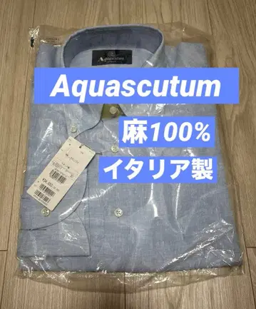 아쿠아 스큐텀 이탈리아제 린넨 100% 셔츠