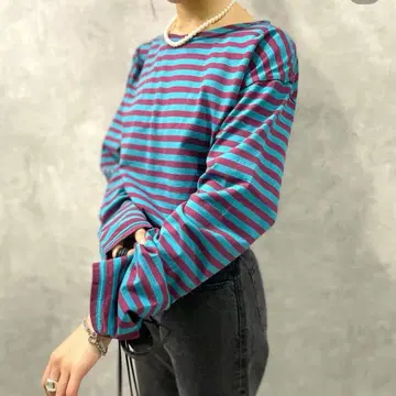 2024AW 신존 마린 보더 롱 슬리브 T셔츠