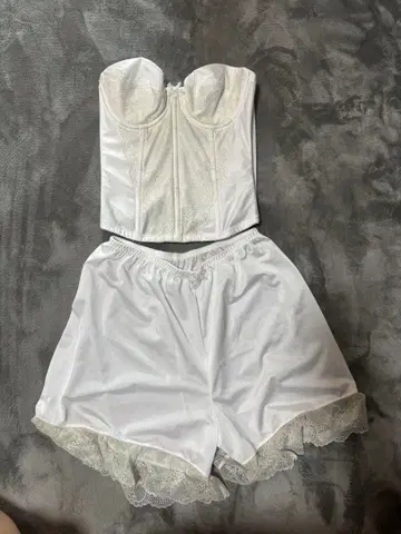 세모아 브라이덜 이너 상하의 세트