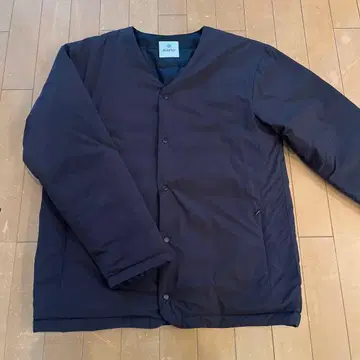 나노 유니버스 네이비 노카라 자켓