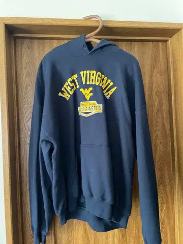 GILDAN 웨스트버지니아 XL 네이비 후드티