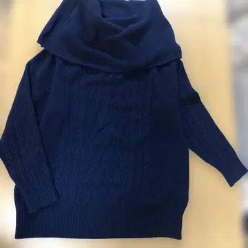 beardsley 볼륨 오프 터틀 케이블 니트 튜닉