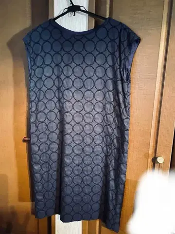 미나 페르호넨 슬리브리스 원피스 38 탬버린 패턴