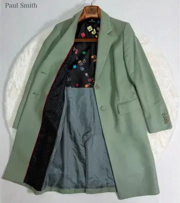 [ 새상품급 ] 폴 스미스 롱 체스터 코트 캐시미어 혼방