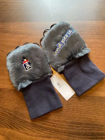 앤퍼시 and per se 퍼 핑거리스 핸드 워머 [택 포함 미사용품]