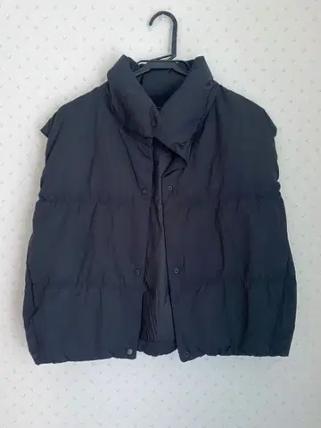 UNIQLO:C 다운 크롭 베스트 XL 블랙