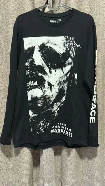 텍사스 체인소 레더페이스 정품 롱T