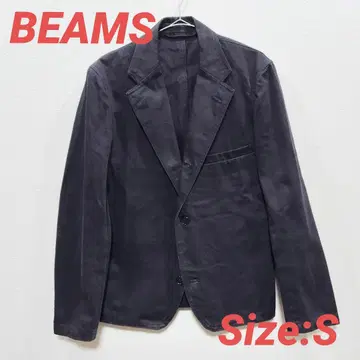 BEAMS 캐주얼 자켓 블랙 사이즈 S 빔즈