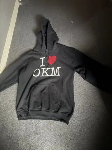 I OKM 후드티 M 사이즈 블랙