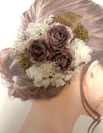 성인식 졸업식 시치고산 사전 촬영 머리 장식